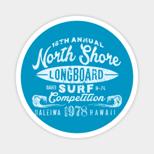 18th Annual North Shore Longboard Surf Competition Magnet